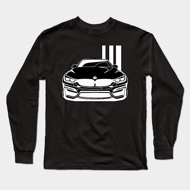 Sports Car Illustration Long Sleeve T-Shirt by DesignWood Atelier